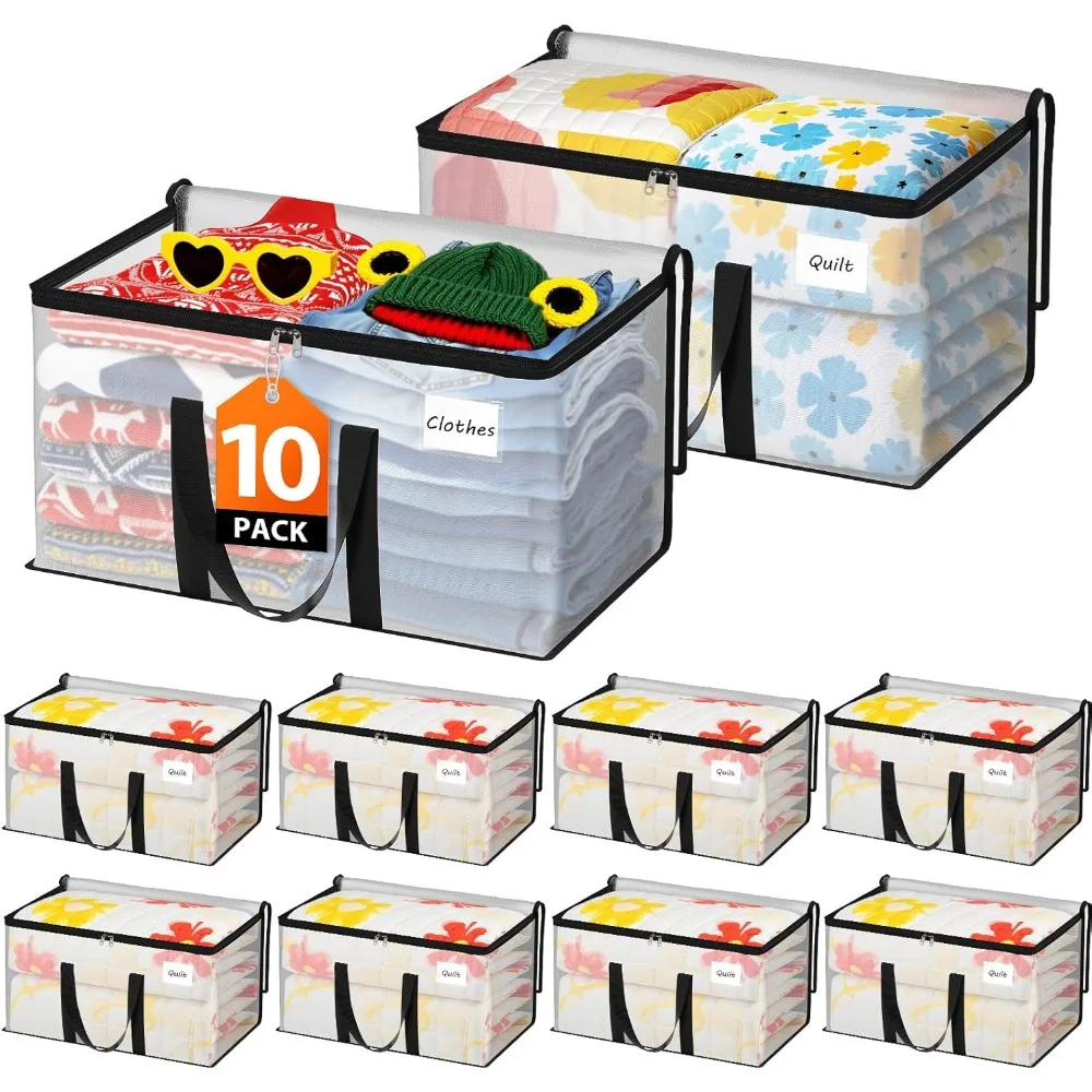 

Moving Bags Extra Heavy Duty Oversized Storage Bags with Reinforced Handle and Double Zippers,Moving Supplies Totes for Storage