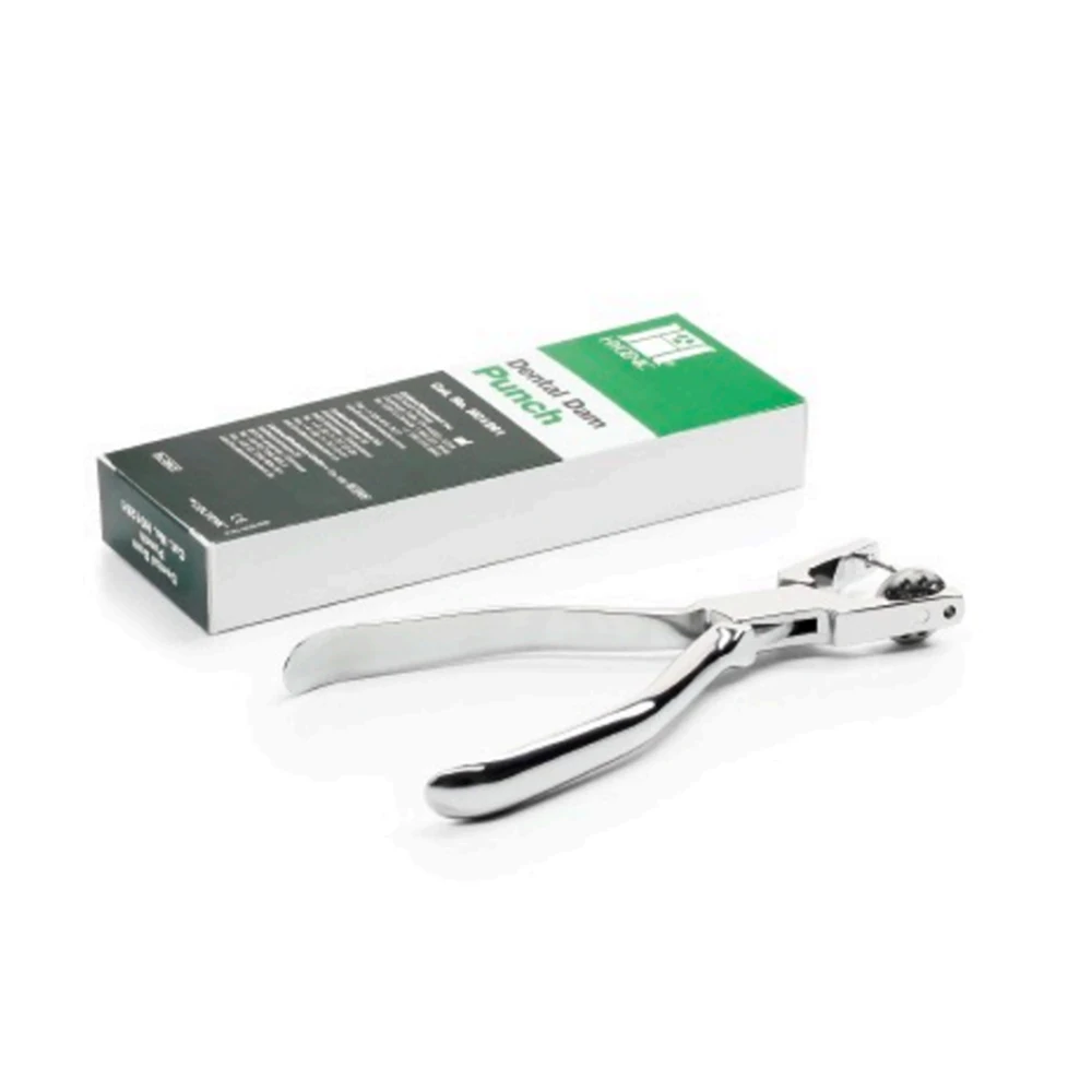 1 set Dental Stainless Steel Rubber Dam Clamps Punch Plier Endodontic Supplies Instruments Dental Isolation Tools Set
