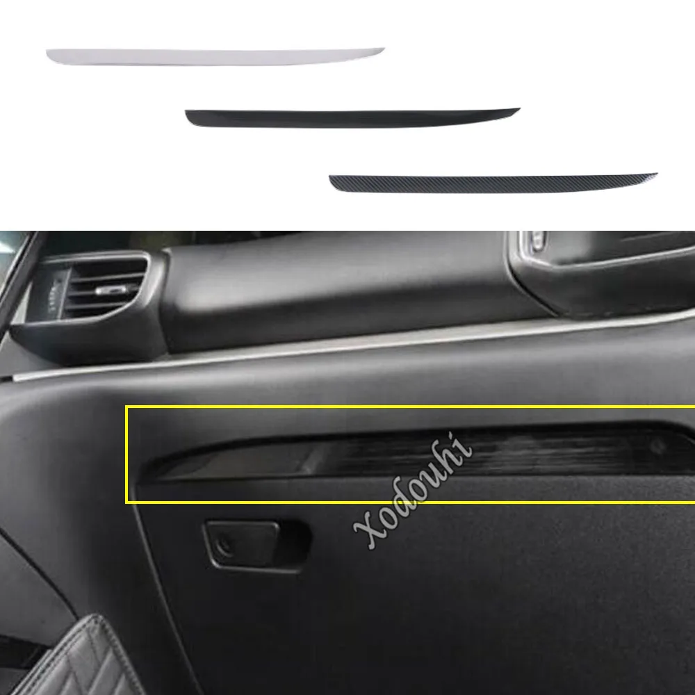 

For Ford Explorer U625 2019 2020 2021 Car Sticker Stainless Steel Inner Inside Co-Pilot Glove Handle Bowl Box Front Trim 1pcs
