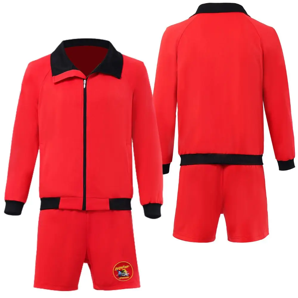 ملابس السباحة Baywatch زي C.J. باركر كوسبلاي سراويل السباحة تمويه للرجال سترة ملابس السباحة ملابس الهالوين كرنفال البدلة