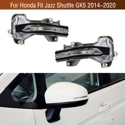 For Honda Fit Jazz Shuttle GK5 2014 2015 2016 2017 2018-2020 Car Outside Rearview Side Mirror Turn Signal Light Indicator Lamp