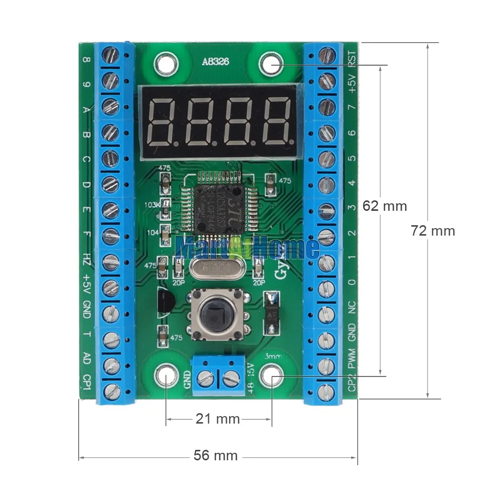 Imagem -04 - Módulo Controlador Lógico Programável Plc Multifuncional Painéis de Controle Industriais Controlador de Motor Deslizante Entrada de 5v dc