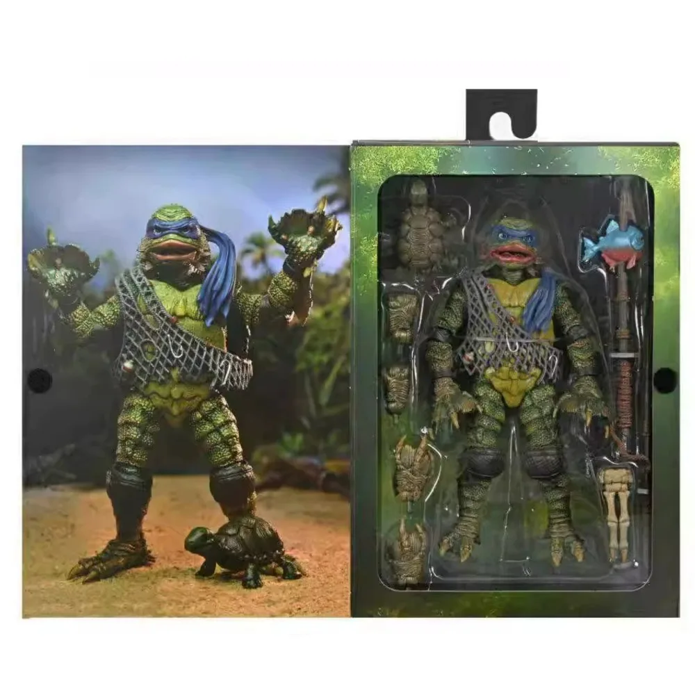 

NECA 1/12 Teenage Mutant Ninja Turtles X Universal Monster Leonardo Action Figure Figure Model Statue Collection Toy Gift