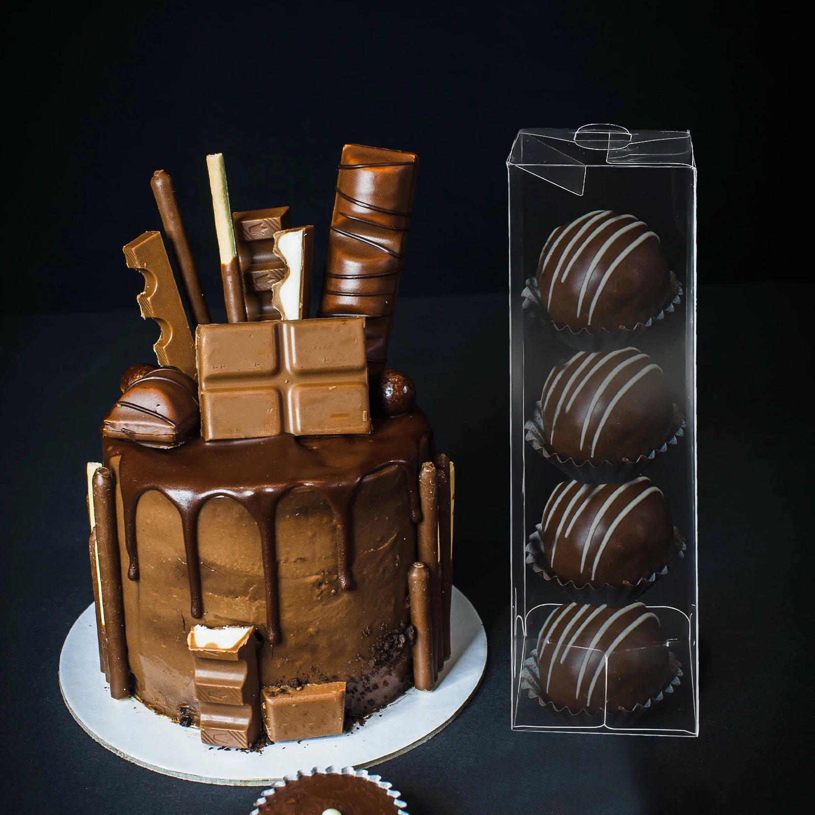 

20Pcs Clear Gift Boxes Portable PVC Case for Cream Sticks Multipurpose Storage Home Supply Kitchen Accessory