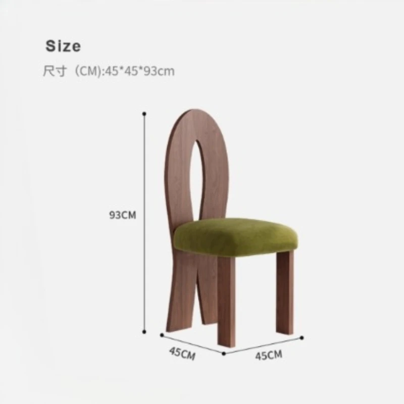 Minimalist Designer Dining Chair Kitchen High Manger Living Room Dining Chair Bar Chaise Sillas De Comedor Furniture