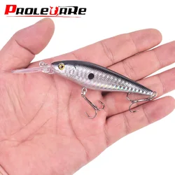 1 Pcs Floating Minnow Fishing Lures 11cm 10g Long Lips Wobblers Plastic Artificial Hard Bait With 6# Hooks Bass Pike Crankbaits