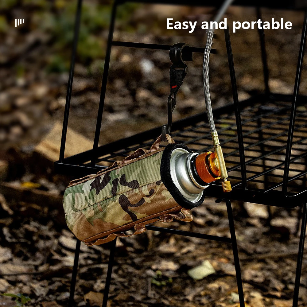 Gas Tank Protective Sleeve Camo Portable Outdoor Camping Storage Bag