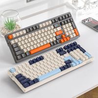 K8 Wireless Mechanical Keyboard Tri-mode Connection,Full Key Hot Swap,lighting Effects,100 Key,Gasket Muffler Structure, Laptops