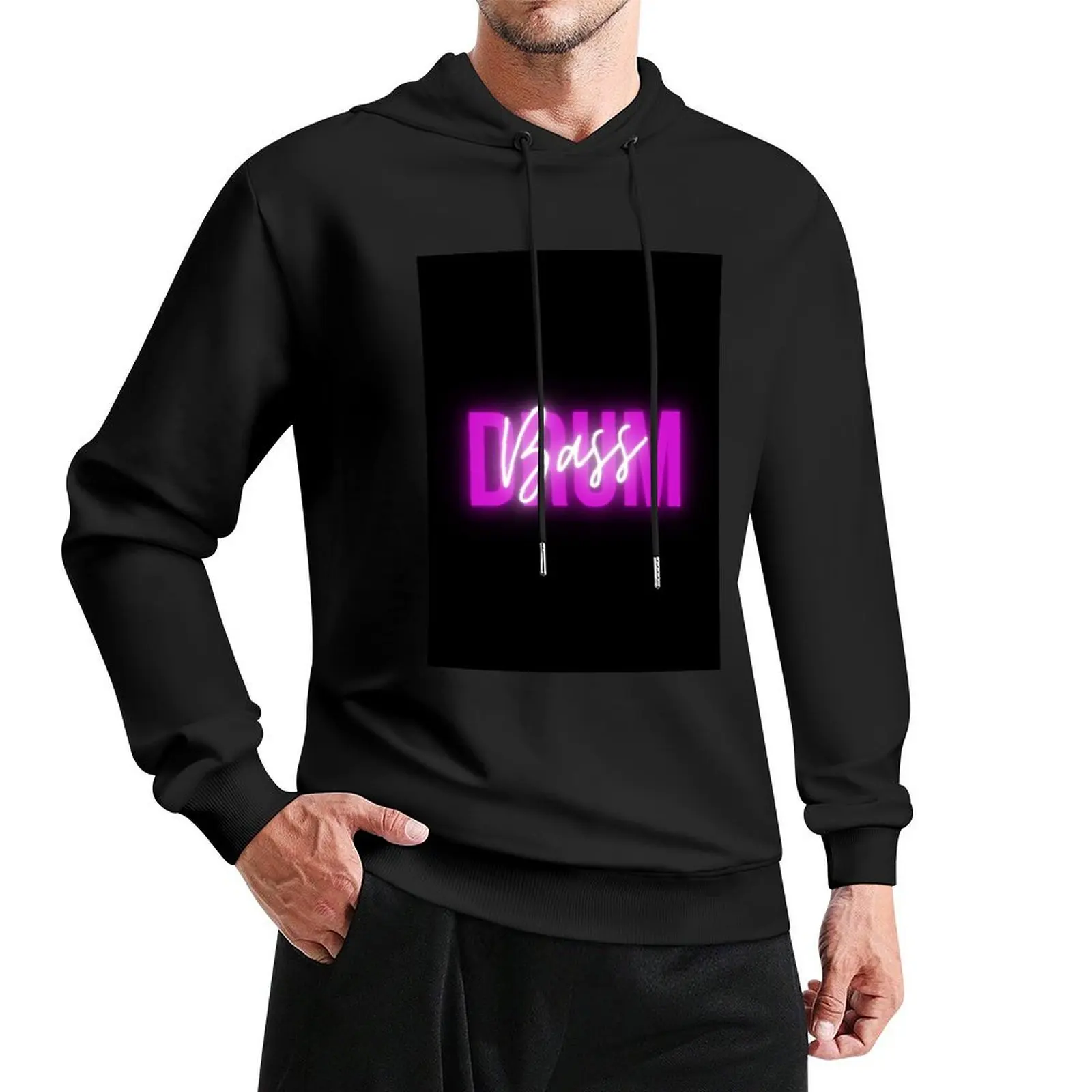 

Drum And Bass Pullover Hoodie men's winter sweater men's autumn clothes winter clothes graphic hoodies