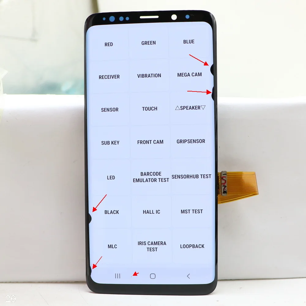 Pantalla LCD Amoled S9 + con defectos para Samsung Galaxy S9 Plus, reemplazo de digitalizador de pantalla táctil, G965, G965F, G965U