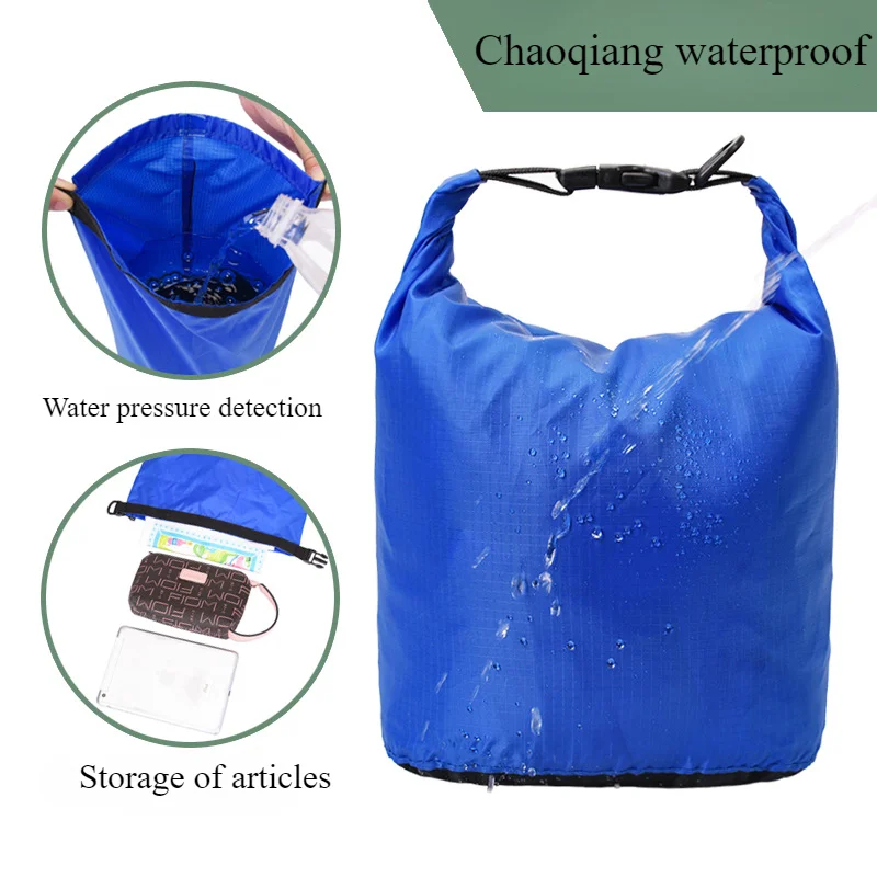 Bolsa seca impermeable, Rollo superior ligera, adecuada para gimnasios, senderismo, natación, camping, snowboard, remo, pesca