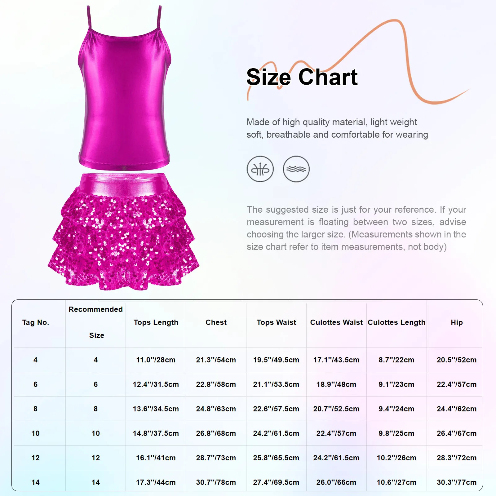 Рисунок 6 - Детская Одежда для танцев и выступлений для девочек