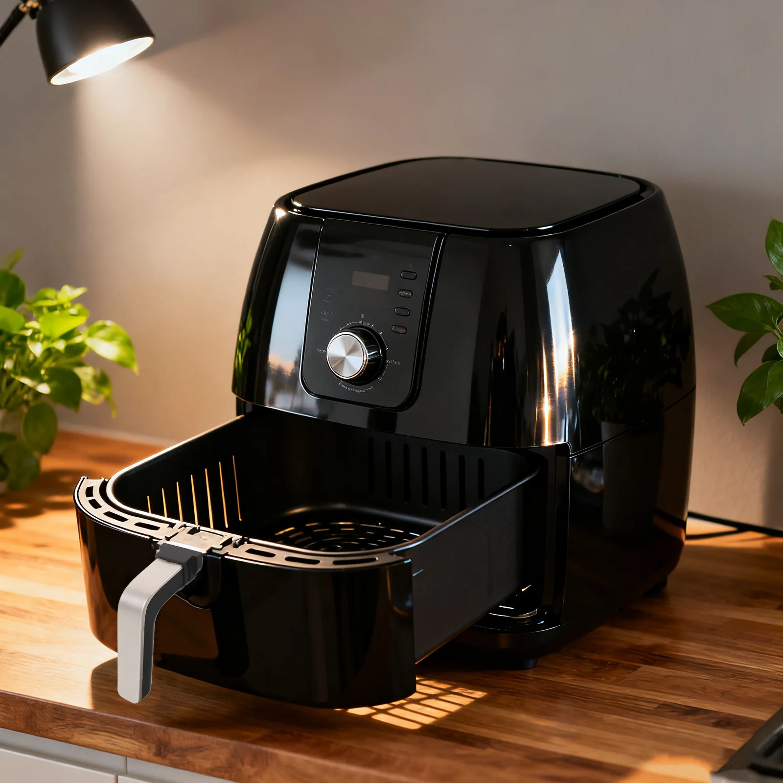 

Air Fryer Handle Replacement Heat-Resistant Non-Slip Ergonomic Grip Dishwasher Safe Compact Fryer Basket Accessory For Home