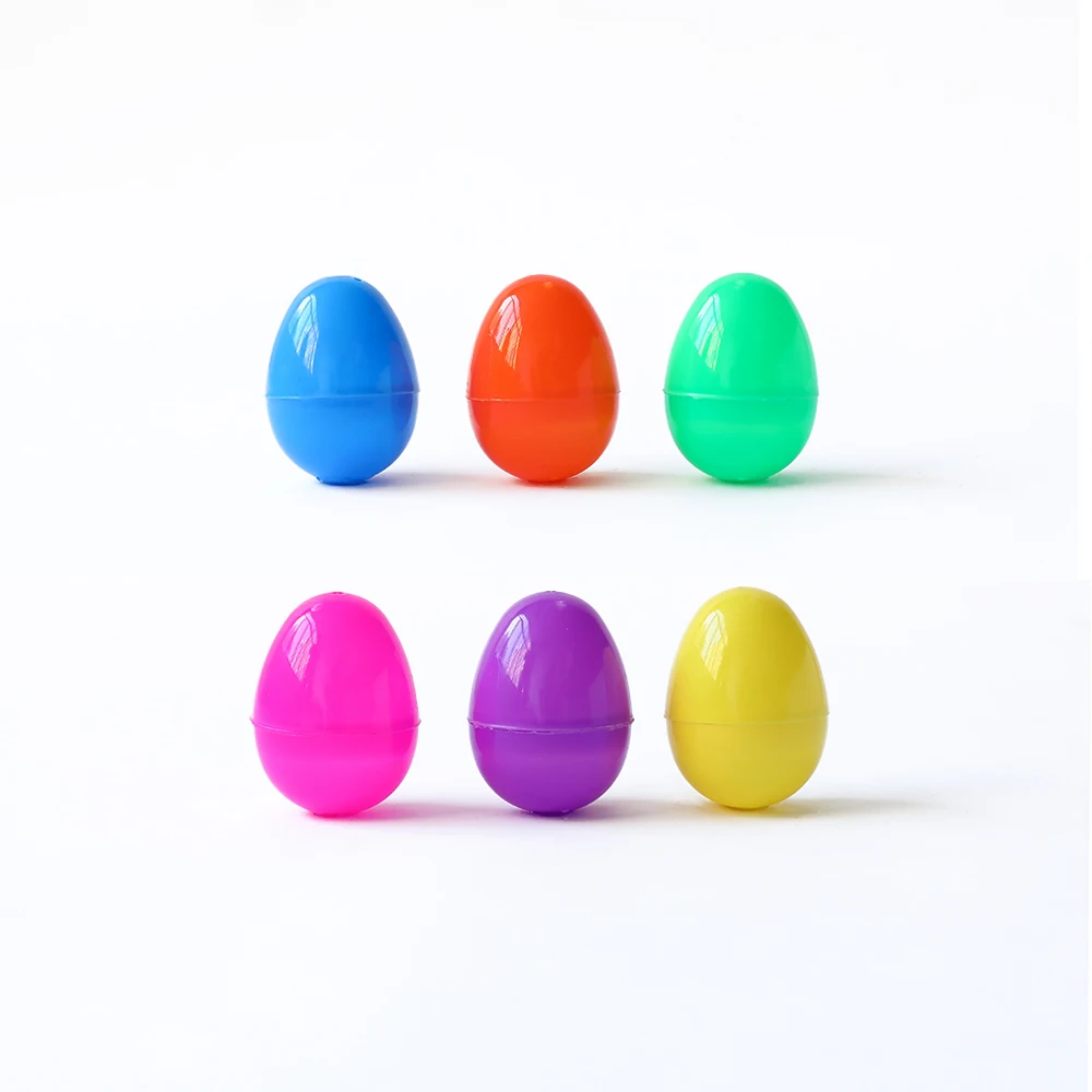 12pcs/set Fillable Easter Plastic Egg Creative Easter Gift Box Kids Toys Decoration for Home Wedding Birthday Party DIY Crafts