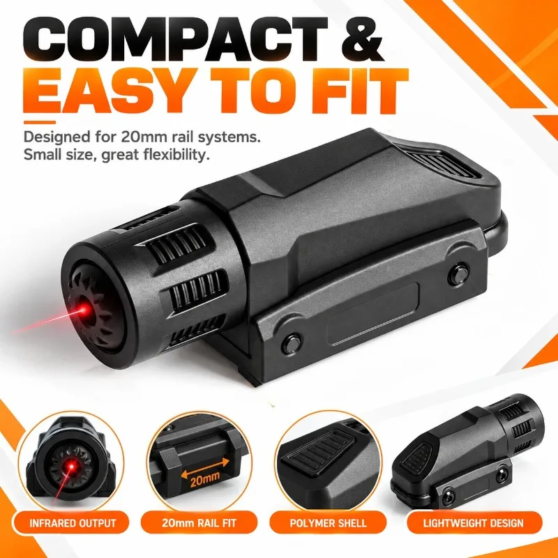 Under Mount Style Adjustable Optical Aiming Helper Compatible with 20mm Rail Hobby Fittings