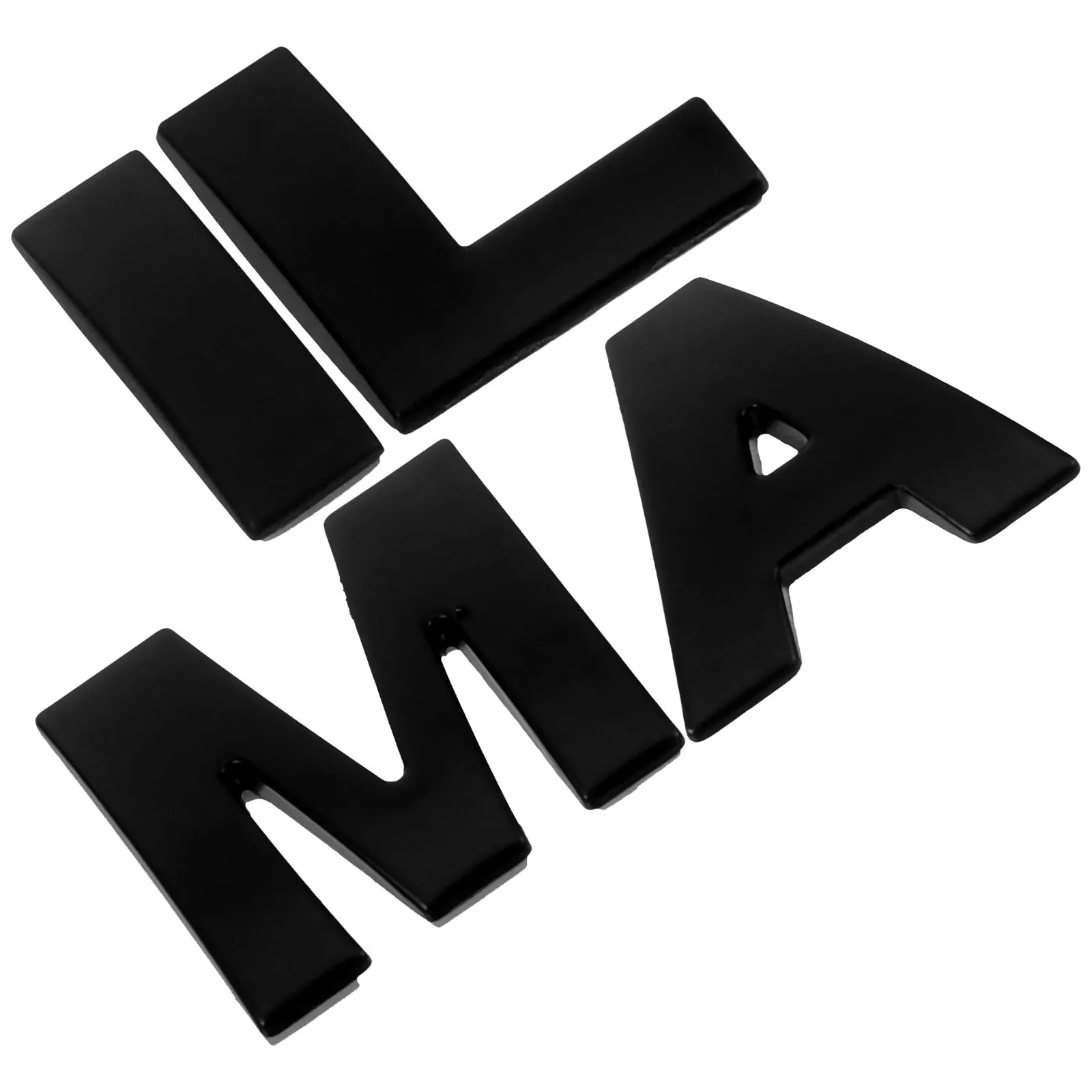 

4pcs Mailbox Letters Stickers Alphabet Adhesive Decals Zinc Alloy Waterproof For Mailboxes File Cabinets Storage Boxes Alphabet