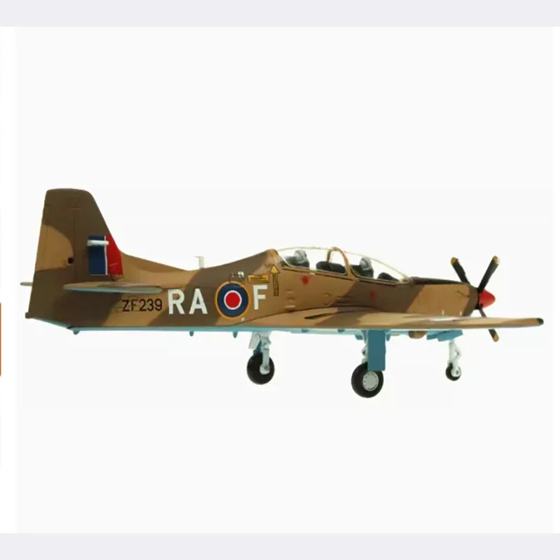 大人と男の子のための合金シミュレーションモデル,短いtucano t1raf,静的装飾,お土産ギフト,1:72スケール,av7227002