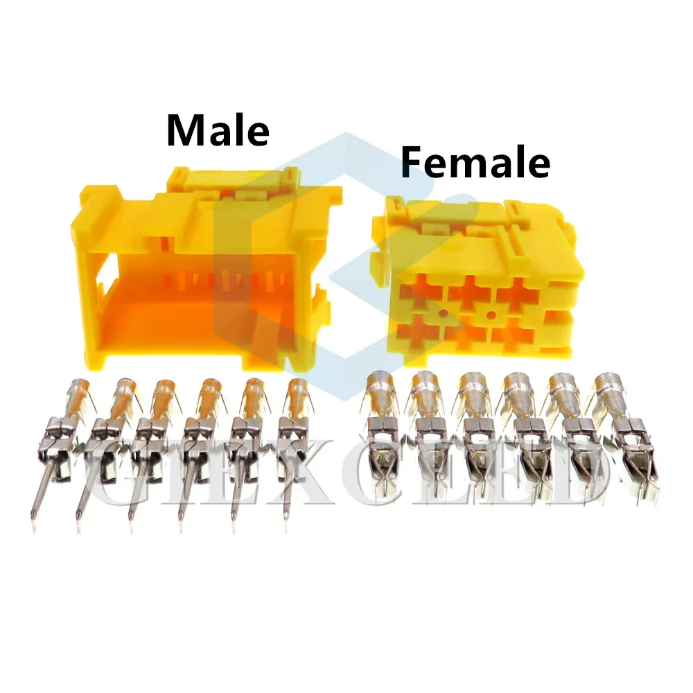6 Pin 2.8 Series 968271-1 1-965640-3 1-965641-3 Car BCM Computer Power Amplifier Wire Terminal Plug AC Assembly For Benz BMW