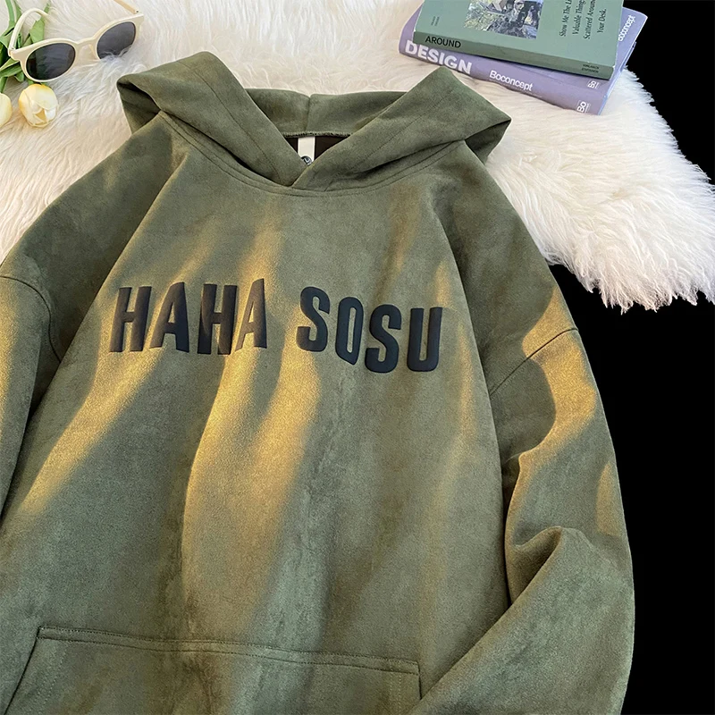 

Мужская легкая толстовка в стиле американского хип-хопа, плотная (600 г), оверсайз, для пар, повседневная, свободного кроя