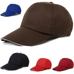 Berretto da Baseball Unisex nero Casquette tinta unita uomo donna berretti in cotone cappelli Casual berretto da papà all'aperto taglia berretto regolabile