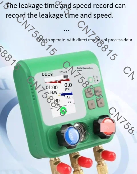 

valve tool, DY523 automotive air conditioning vacuum pressure gauge，Air conditioning temperature tester
