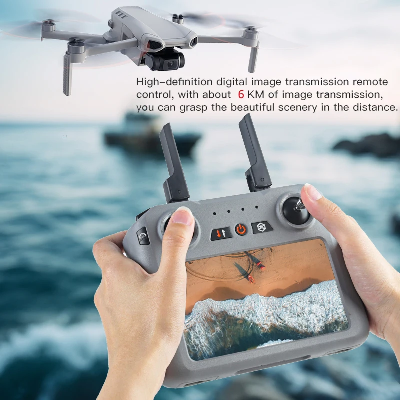 XINLIN XiL 017 الطائرة بدون طيار 4K HD كاميرا 3-Axis Gimbal شاشة تعمل باللمس 249g خفيفة تصميم فرش EIS الإلكترونية أجهزة الاستقبال عن بعد اللعب