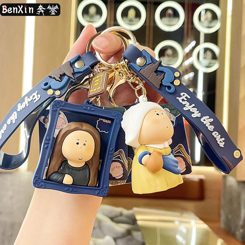 

Серьги Miniso Moon Half Artist Pearl, брелок Mona Sasa для девочек, изысканный кулон для школьной сумки