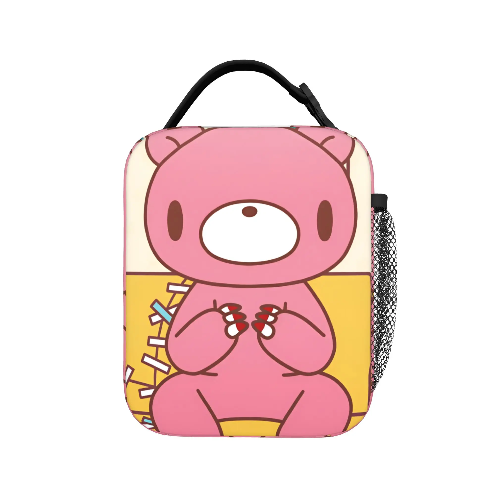 Cartoon G-Gloomy Bear  Lunch Bag  Picnic Lunch Box For Adult Fun Custom Thermal Lunch Bags Oxford Portable Cooler Bag