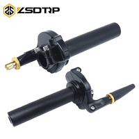 ZSDTRP Universal 22mm Motorcycle Grips FCR CNC Aluminum Motorcycle Handlebar Throttle Grips for Pit Bikes ATV Accessorie