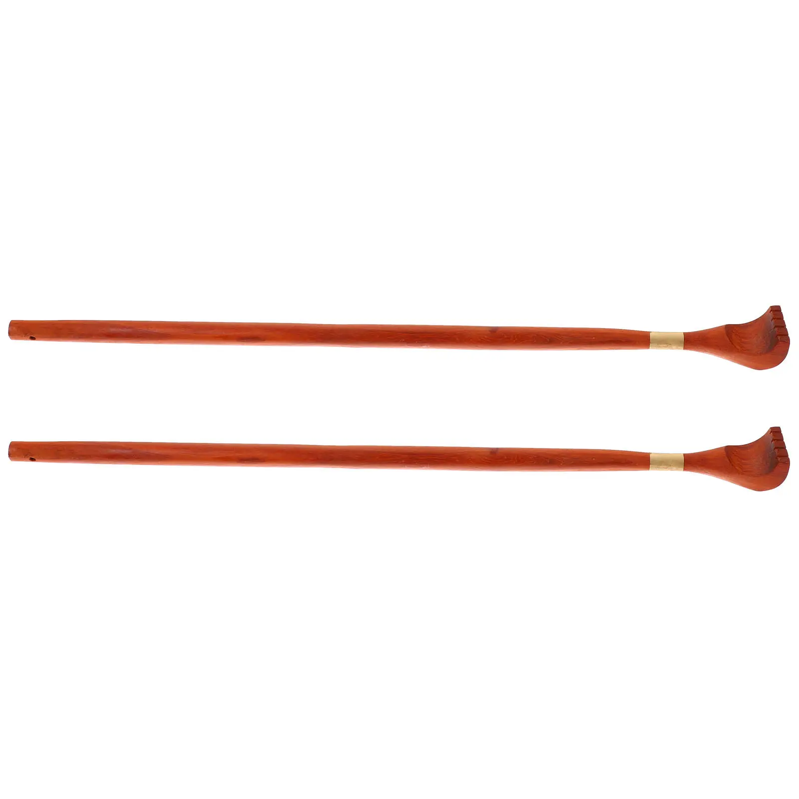 

2Pcs Back Scratcher Wood Long Handle Itch Relief Back Relax Massager Portable Household Wooden Scratch Tool for Men Women