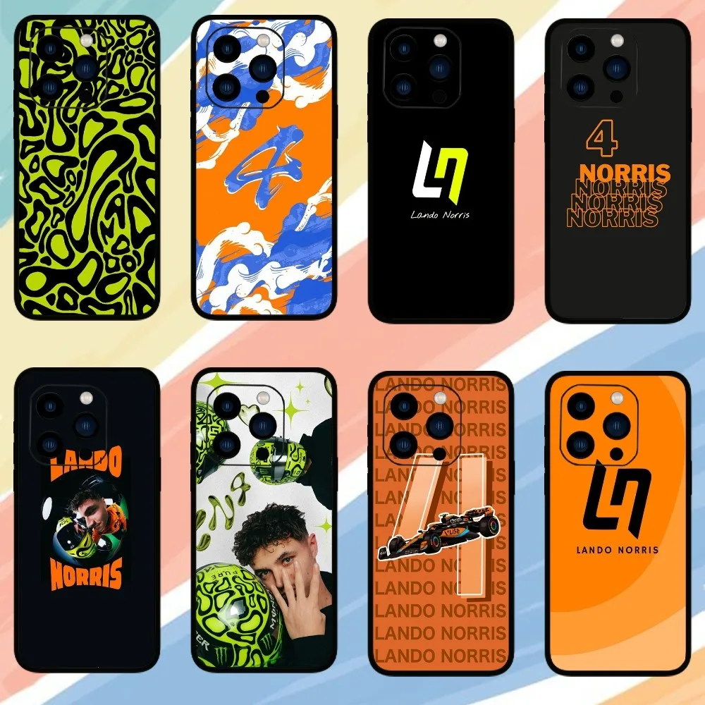 Racer Lando Norris Phone Case For iPhone 15 14 13 12 11 Pro Max mini XS XR X 8 Plus SE Cover