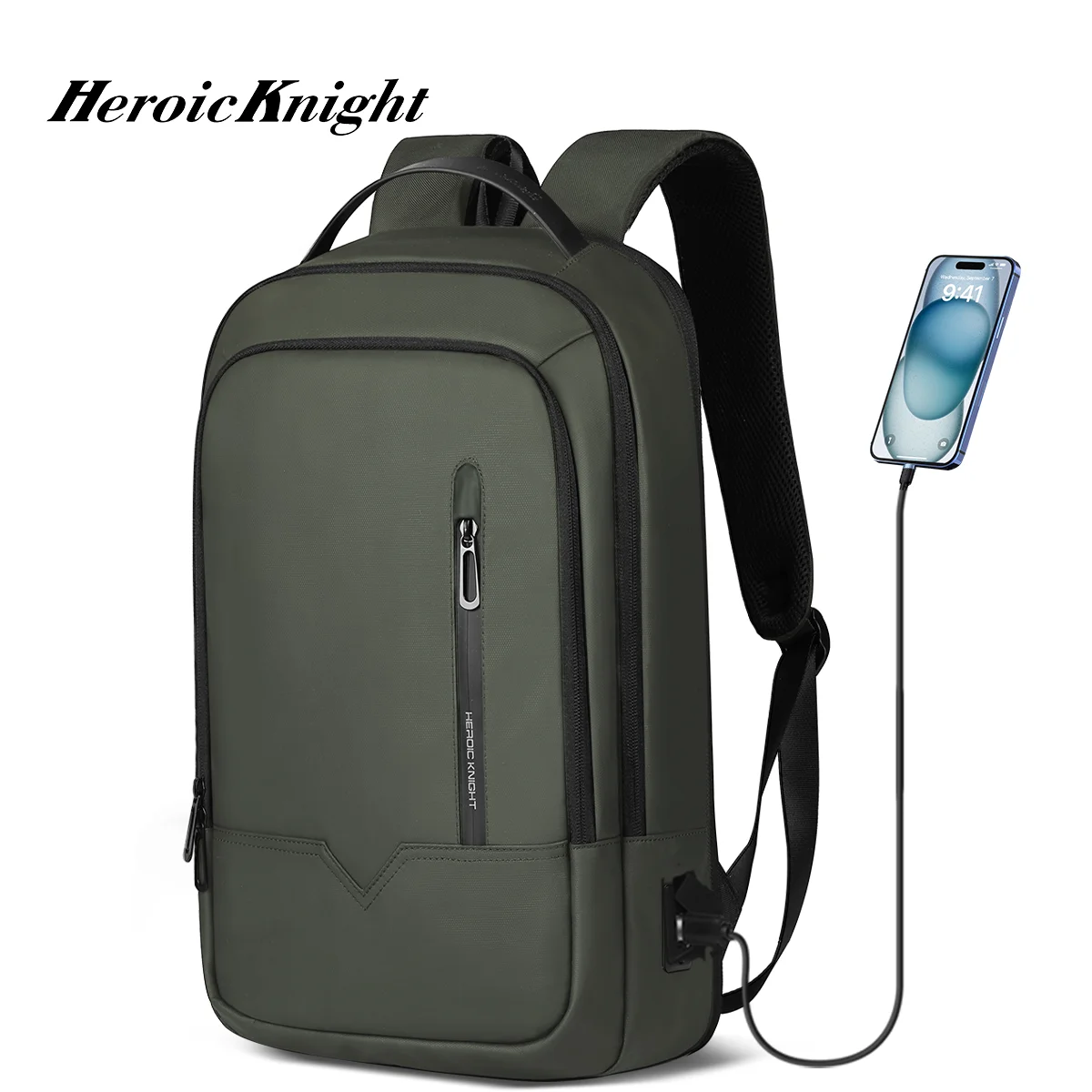 Heroic Knight Expandable Travel Backpack for 15.6