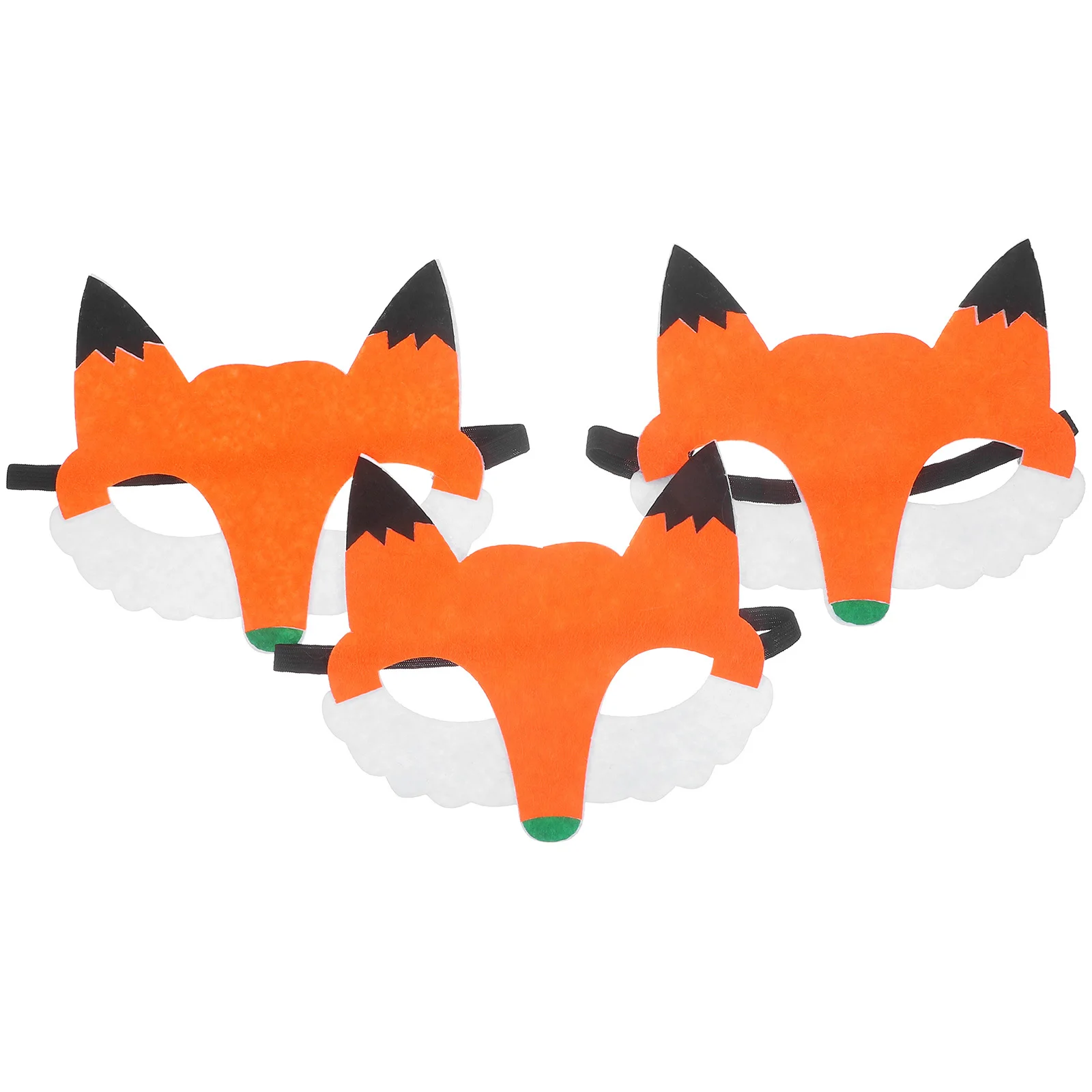 

3Pcs Fox Animal Masks Non-Woven Fabric Comfortable Party Halloween Cartoon Mask Animal Mask Cosplay Mask,