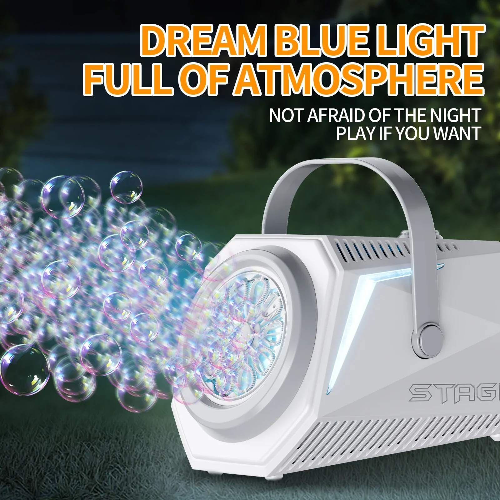 10 Hole Bubbles Machine Stage Bubble Gun Bubble Handheld Automatic Electric Blowing Outdoor Wedding Party Toys Game for Kids