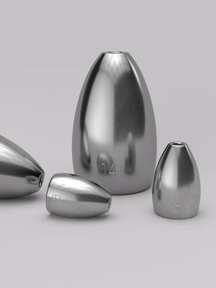 الصيد سبائك معدنية أسفل الرصاص ثقالة تكساس تلاعب كارولينا الحفارات الرصاص الوزن رمي مساعدة طويلة يلقي الصيد معالجة الملحقات #4