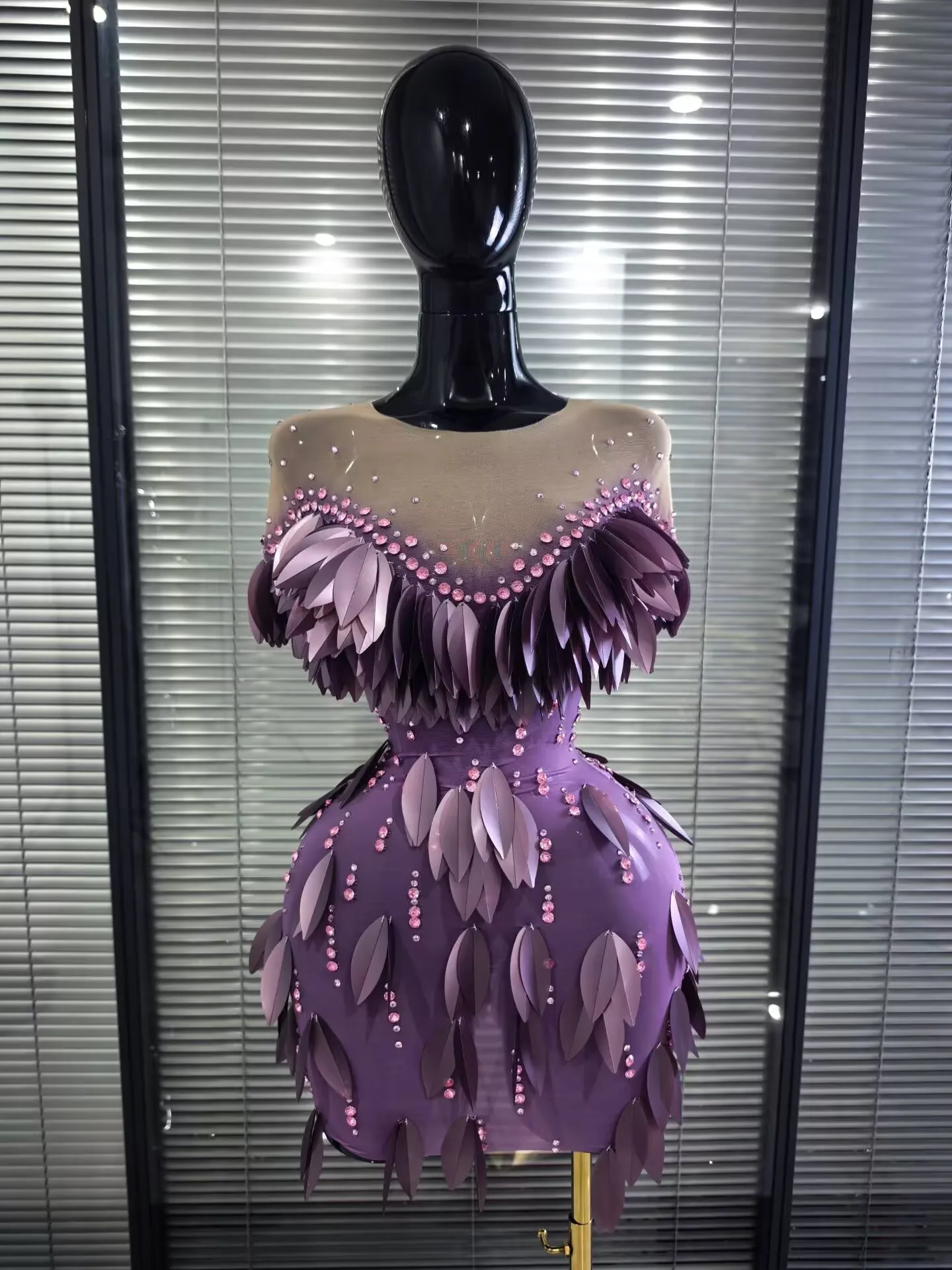 oasis purple dress Purple Oasis Puff Sleeve Mini Dress