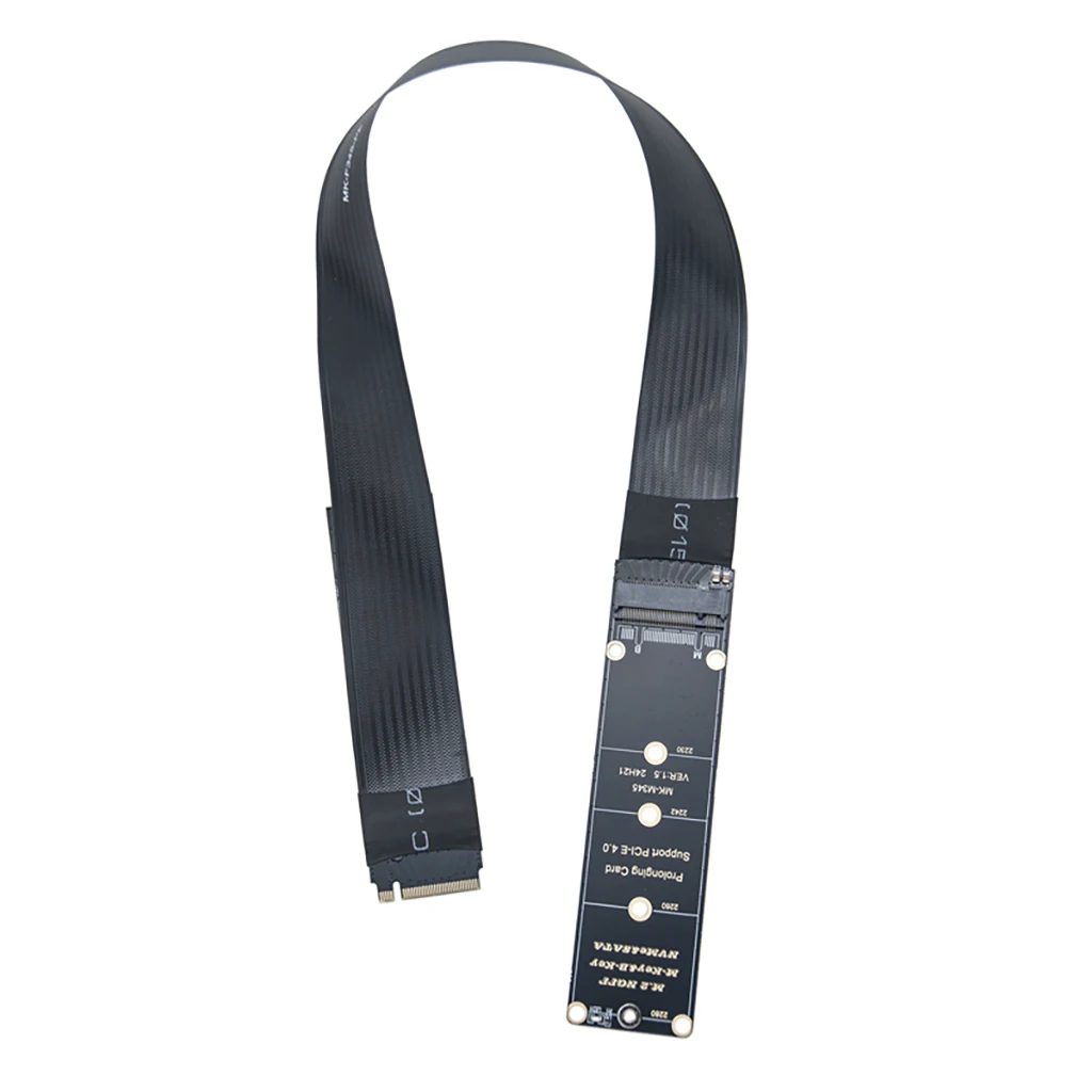 PCIe 4.0 Verlustfreies M.2 Verlängerungskabel FPC PCB-Platine für M.2 NGFF M-KEY&B-KEY 2230-2280 NVME SATA PCI-E SSD Gerades und Winkel-Design – Detail 7