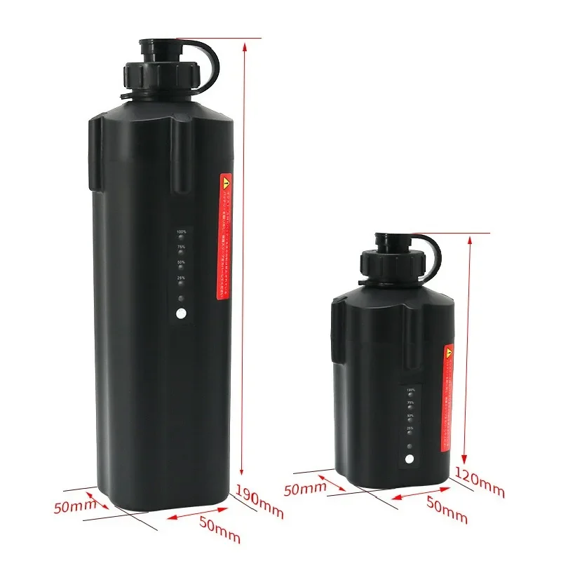 14.8V 10000mAh For SHIMANO Water droplet wheel DAIWA Water droplet wheel Grenade shape Two holes battery Power display