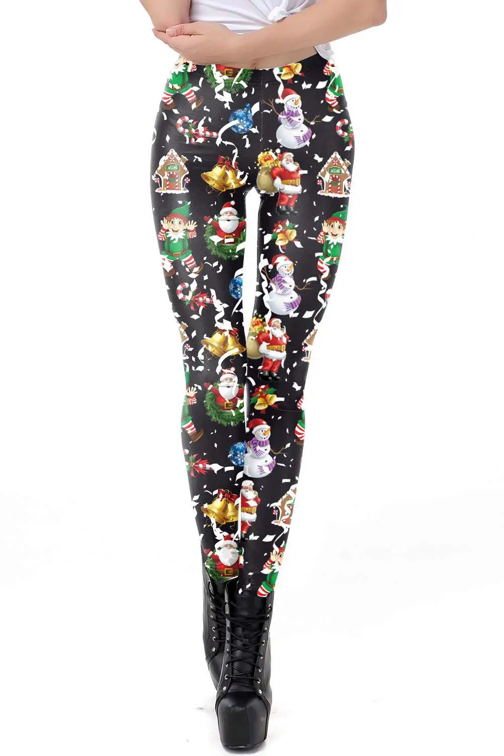 Christmas Sport Leggings Women 3D Printing Tights Yoga Pants Gym Leggin Ladies Seamless Leggins for Female Leginsy Sexy Legins