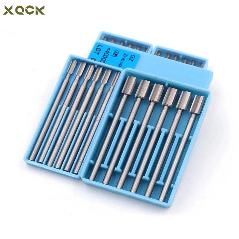 6 Pieces Tungsten Steel Setting Burs Set for Jewellery Wood Engraving High Speed Engraver Accessories Professional Jewelry Tools