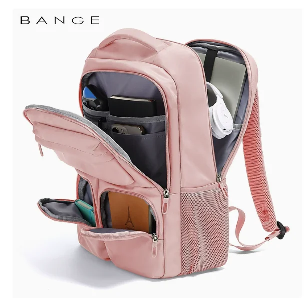 BANGE New Women Travel Backpack Stylish Woman Backpack Large Capacity Versatile Fashion Style Women's  15.6 Inch Laptop Backpack