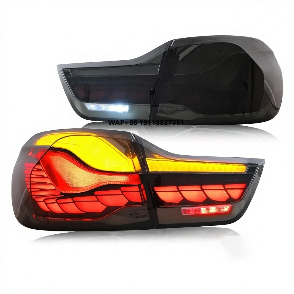 

FOR 4 Series F32 F33 F36 M4 F82 F83 2014-2020 LED Tail Light Assembly Dragon Scale Sequential Turn Signal