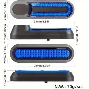 Hub Scooter Electric Shell Schutzhülle, reflektierender Klebstoff, geeignet für Xiaomi 1 S Pro 2 M365, Scooter -Zubehör, 1 Set 10 Hauptverkäufe deckt Trabtinea ab - №9