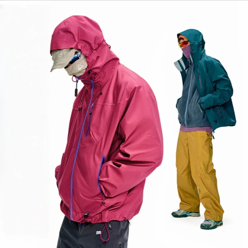Outdoor Jacket Women's Autumn and Winter Hard Shell Windproof and Waterproof Three-in-one Jacket Hooded Mountaineering Suit Men