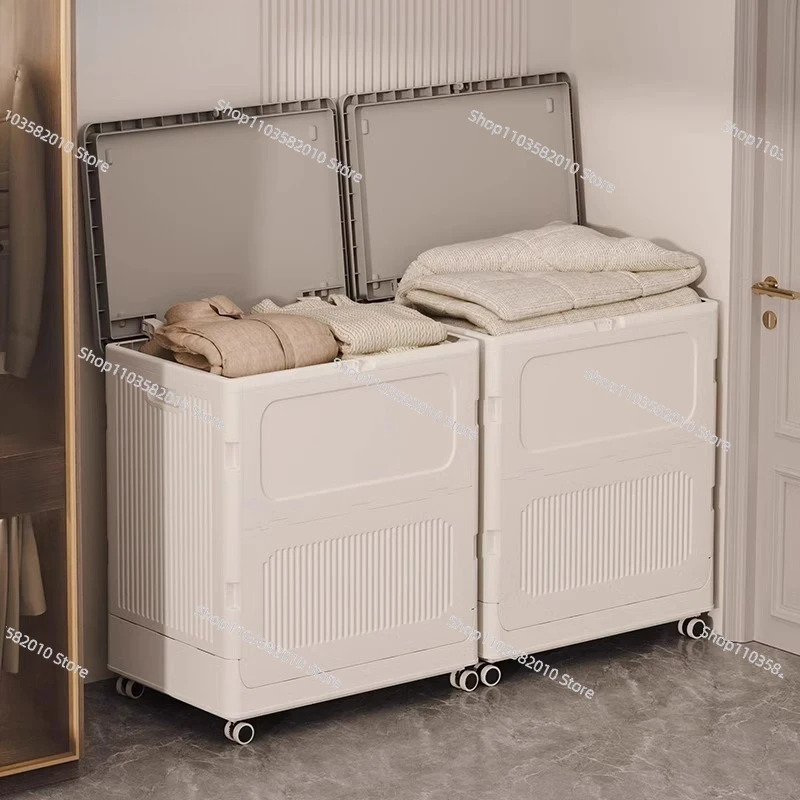Thickened Large-Capacity Folding Storage Box, Dust-Proof Wardrobe Organizer for Autumn & Winter Bedding