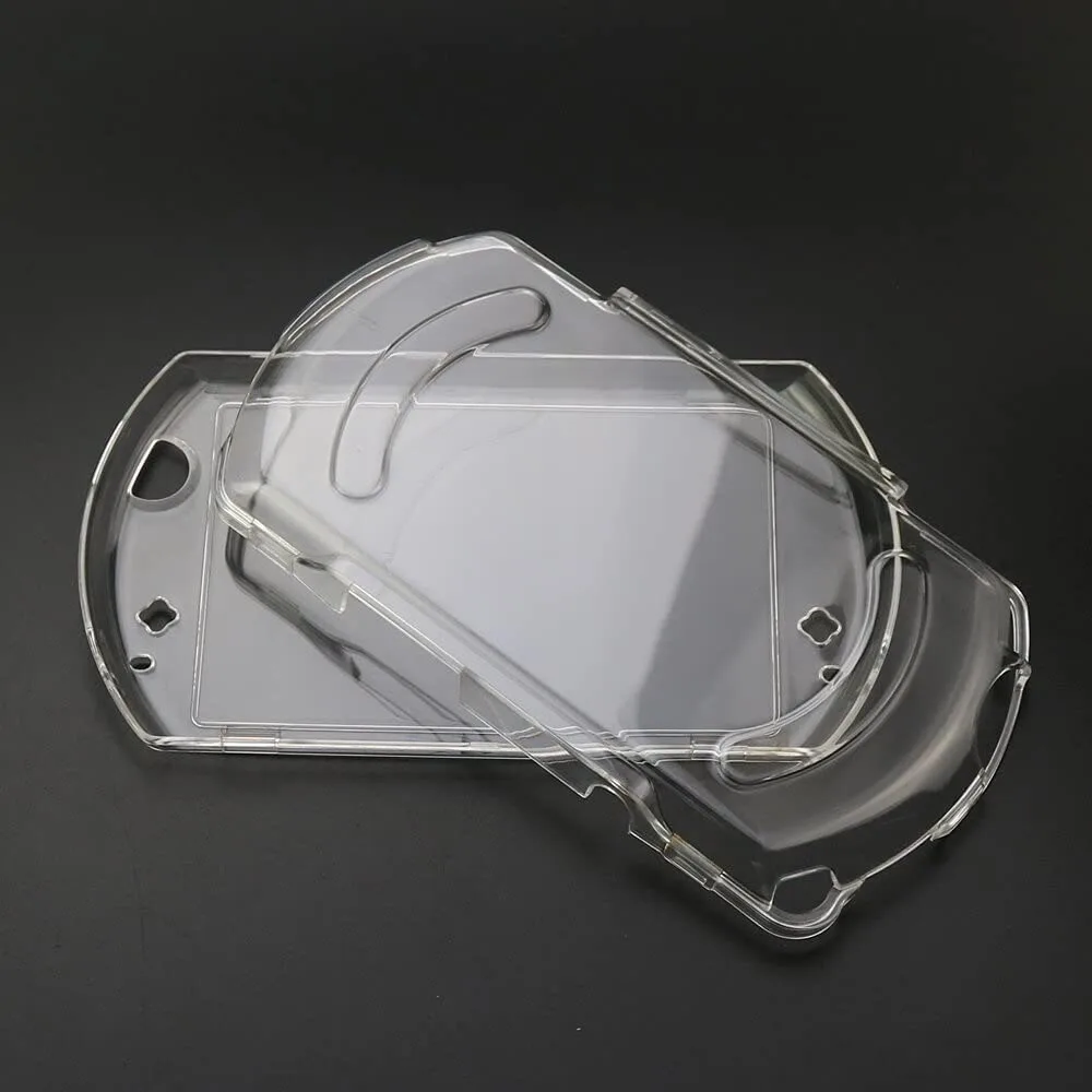 1PCS For PSP Go Protector Shell Clear Transparent Crystal Hard Cover Protective Case Replacement Part