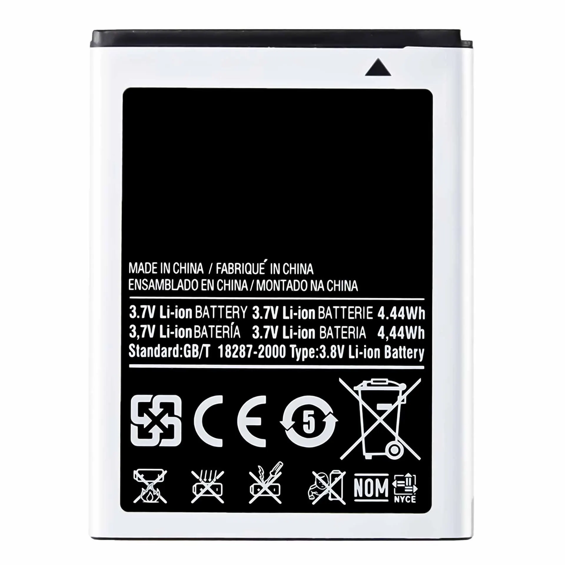 For SAMSUNG  EB454357VU 1200mAh Battery Galaxy Y S5360 Wave538 Y Pro B5510 Wave S5380 Pocket S5300 Chat B5330 New Bateria