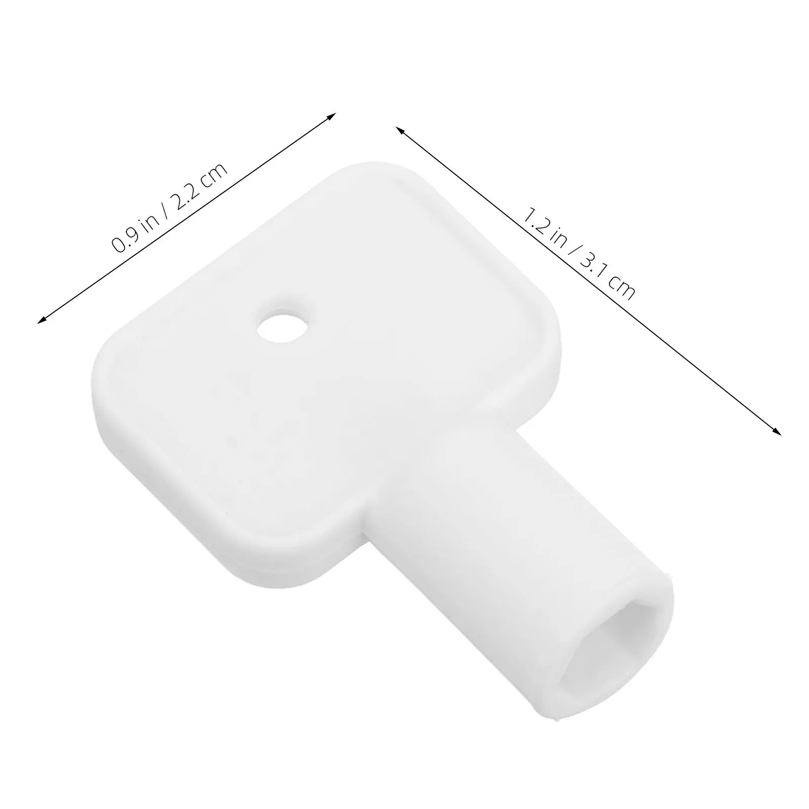 Toilet Paper Dispenser Keys Plastic Replacement Set for Commercial Paper Roll Dispensers Secure Maintenance Bathroom Tissue Box