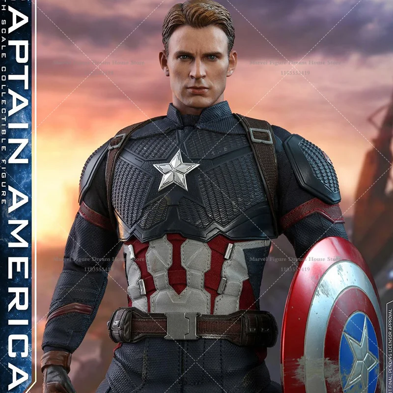 HotToys MMS626 1/6 Scale The Avengers Marvel Captain America Steve Rogers Super-soldier 12-inch Full Set Action Figure Soldier