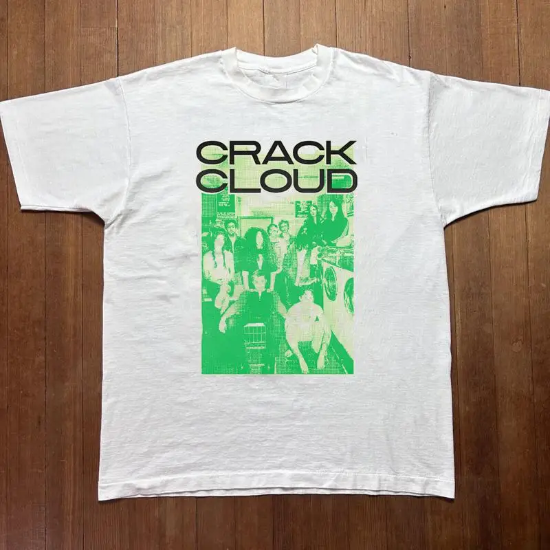 

Распродажа Crack Cloud Music для влюбленных Белая футболка из хлопка в полный размер